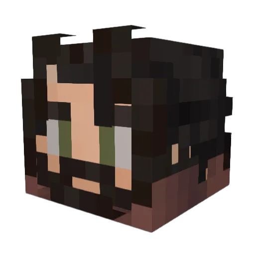 c_fallon Minecraft avatar head, 3D render