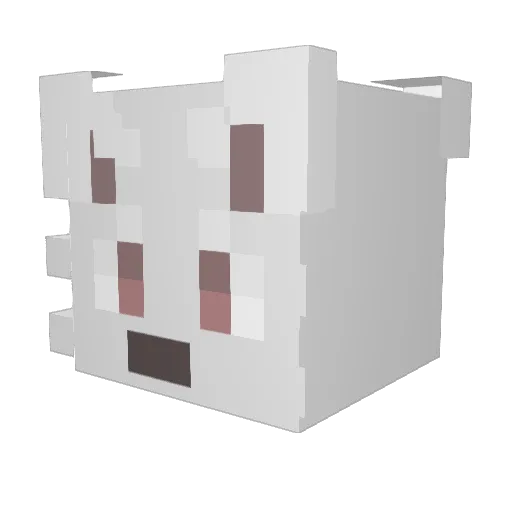 c_fr9 Minecraft avatar head, 3D render