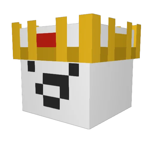 c_hr1ezx Minecraft avatar head, 3D render