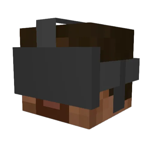 c_nox Minecraft avatar head, 3D render