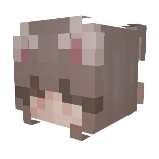 c_privv9 Minecraft avatar head, 3D render