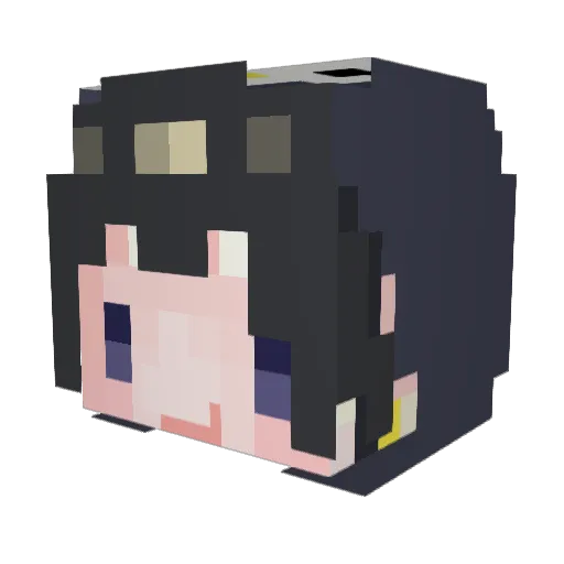 c_rigil Minecraft avatar head, 3D render