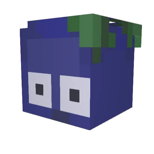 c_rv Minecraft avatar head, 3D render