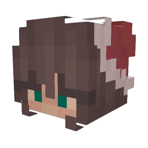 c_spinx Minecraft avatar head, 3D render