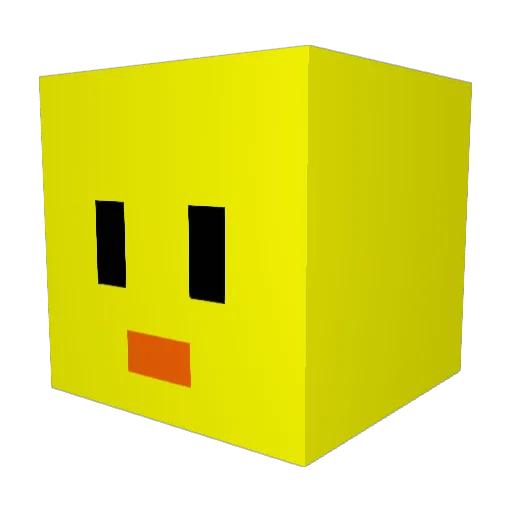 ca121 Minecraft avatar head, 3D render