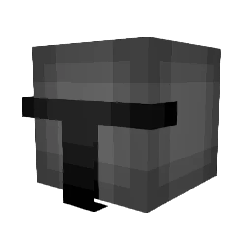 ca12los Minecraft avatar head, 3D render