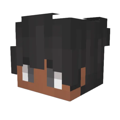 ca1eb22 Minecraft avatar head, 3D render