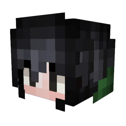caamisilva Minecraft avatar head, 3D render