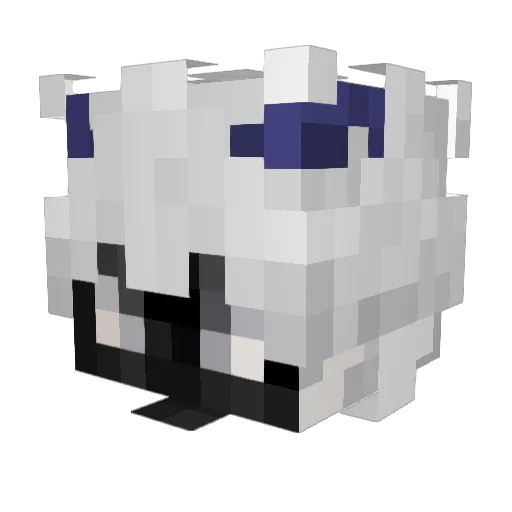caayyyy Minecraft avatar head, 3D render