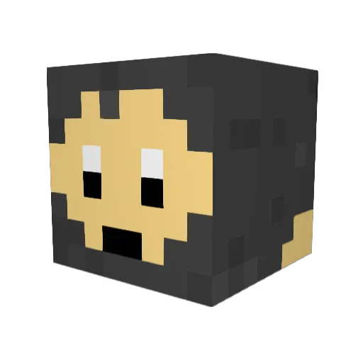 cabalee Minecraft avatar head, 3D render