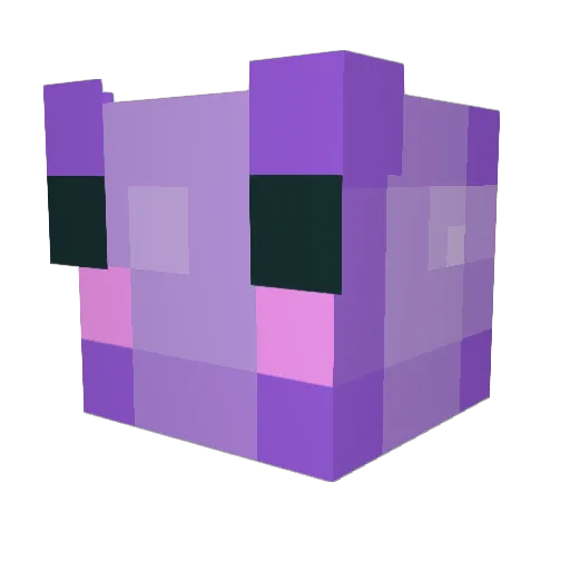 cabbbagey Minecraft avatar head, 3D render