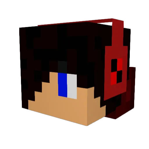 cabd10 Minecraft avatar head, 3D render