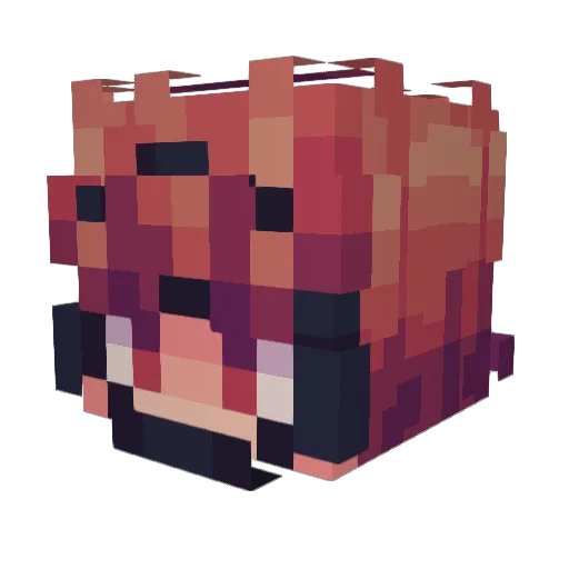 cabito21 Minecraft avatar head, 3D render