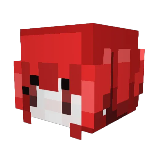cabll Minecraft avatar head, 3D render