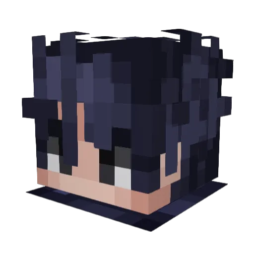 cabobrian Minecraft avatar head, 3D render