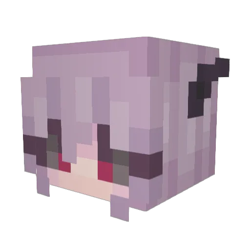 caboodlecanoodle Minecraft avatar head, 3D render