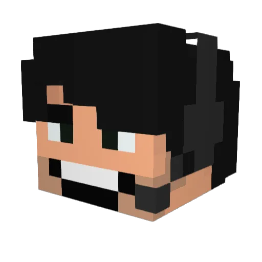 caboose6000 Minecraft avatar head, 3D render