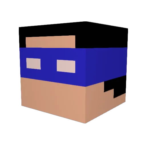 cabrumm Minecraft avatar head, 3D render