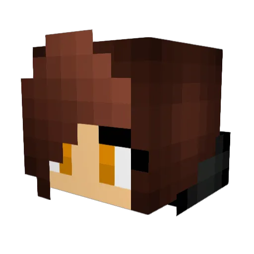 cacahuette57 Minecraft avatar head, 3D render