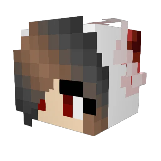 cacalolno Minecraft avatar head, 3D render