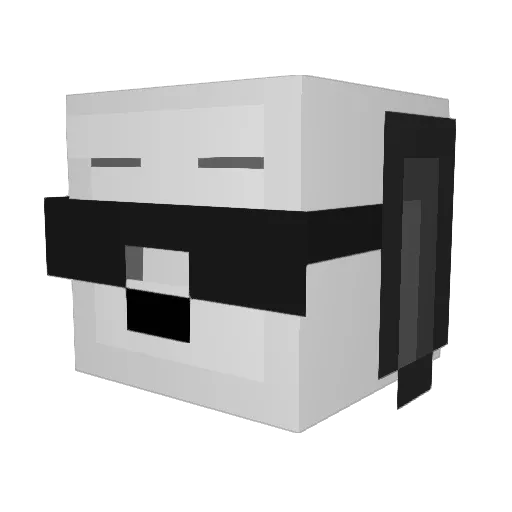 cachi912 Minecraft avatar head, 3D render