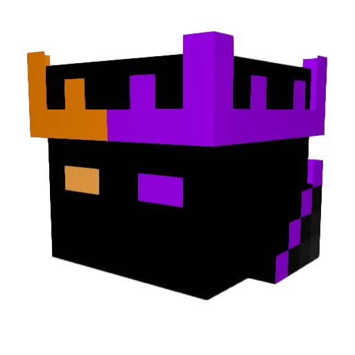 cacpero Minecraft avatar head, 3D render