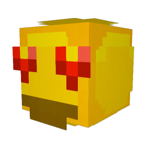 cactio Minecraft avatar head, 3D render