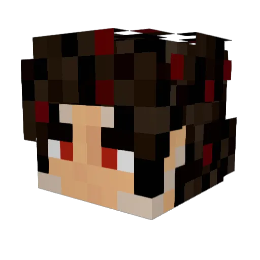 cacto2077 Minecraft avatar head, 3D render