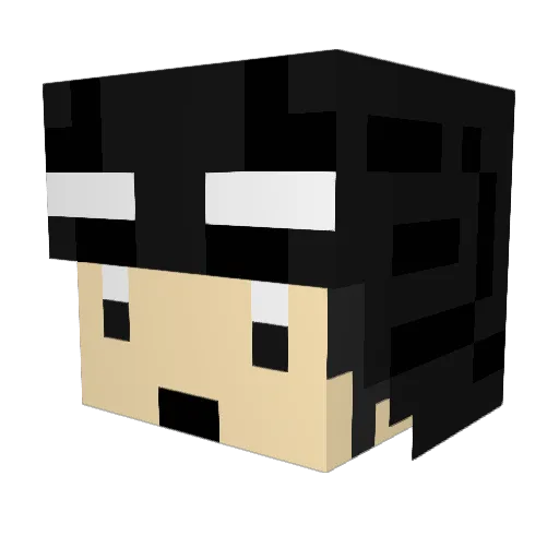 cactus3104 Minecraft avatar head, 3D render