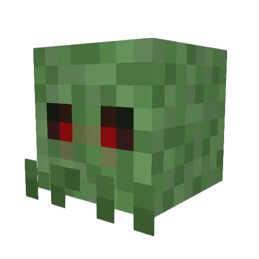cactuscutter Minecraft avatar head, 3D render