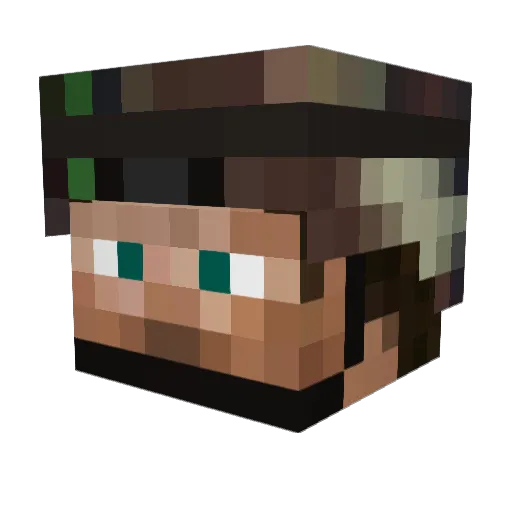 cactusdylan Minecraft avatar head, 3D render