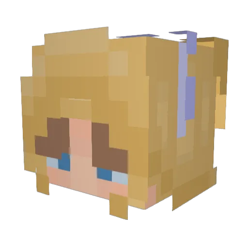 cactuspineapple6 Minecraft avatar head, 3D render