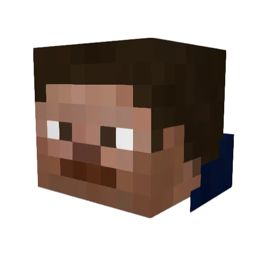 cade1633 Minecraft avatar head, 3D render
