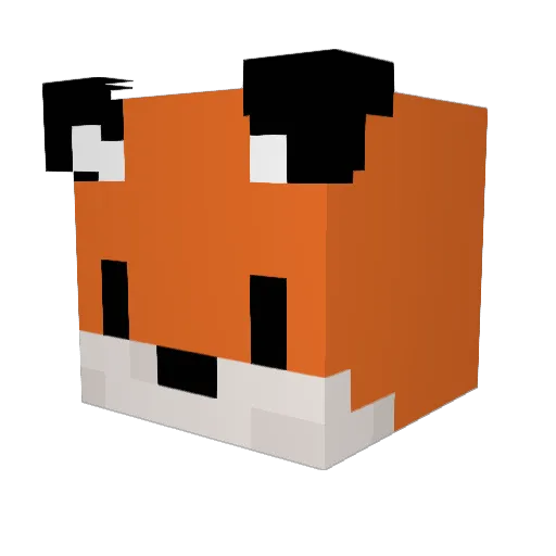 cadetjeff Minecraft avatar head, 3D render
