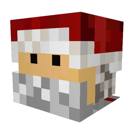 cadia137 Minecraft avatar head, 3D render