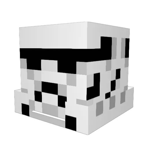 cadmus010 Minecraft avatar head, 3D render