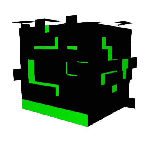 cado210 Minecraft avatar head, 3D render