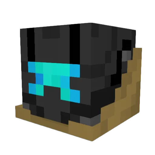 cadobius Minecraft avatar head, 3D render