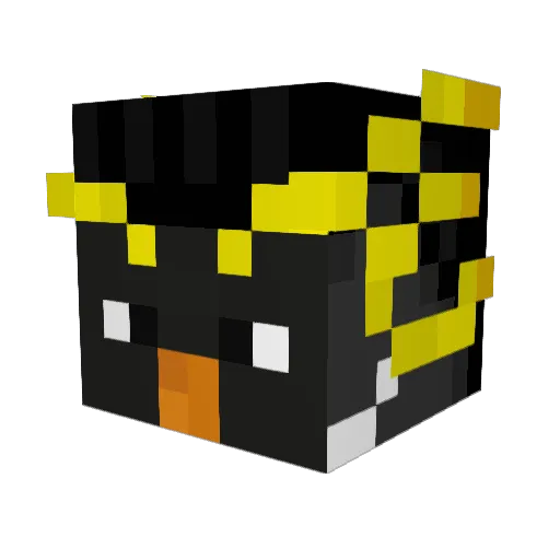 cadumaveerick Minecraft avatar head, 3D render