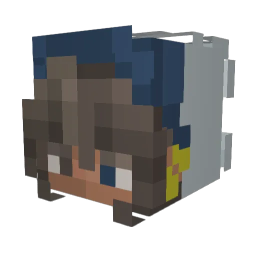 cady2502 Minecraft avatar head, 3D render
