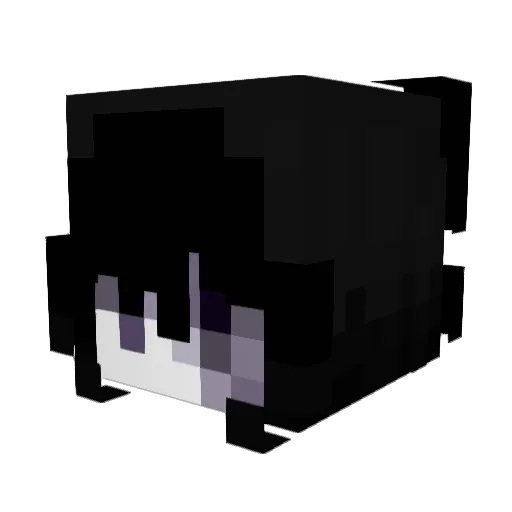 cae3443 Minecraft avatar head, 3D render