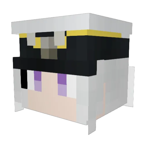 caekco Minecraft avatar head, 3D render