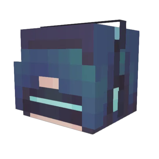 caelisarus Minecraft avatar head, 3D render