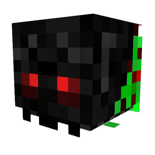 caelu Minecraft avatar head, 3D render