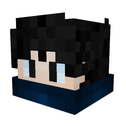 caelzinho Minecraft avatar head, 3D render
