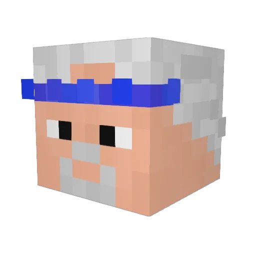 caengsd14 Minecraft avatar head, 3D render