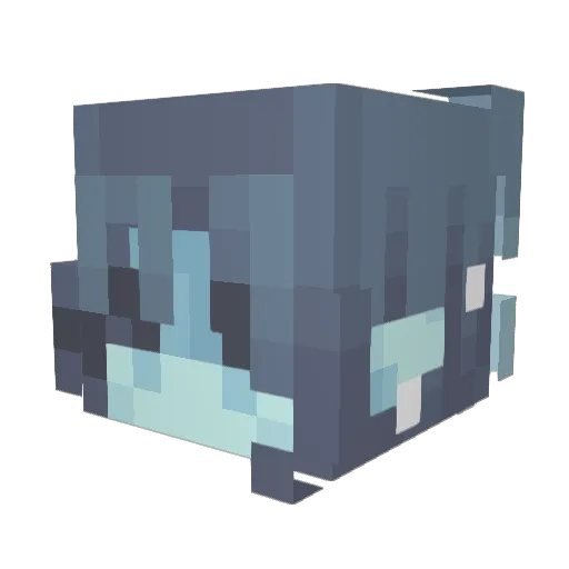 caeski Minecraft avatar head, 3D render