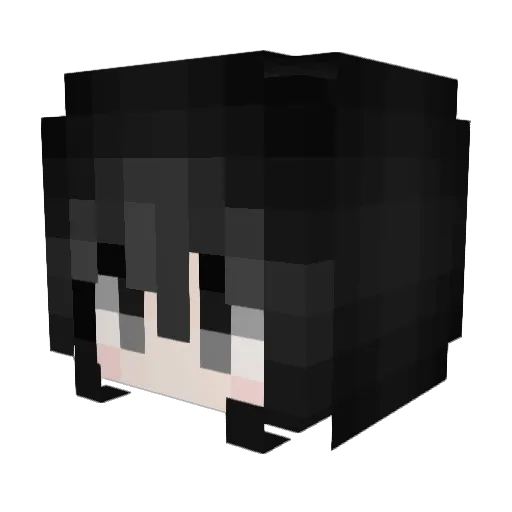 caffeinelover72 Minecraft avatar head, 3D render