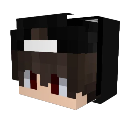 cafranca Minecraft avatar head, 3D render