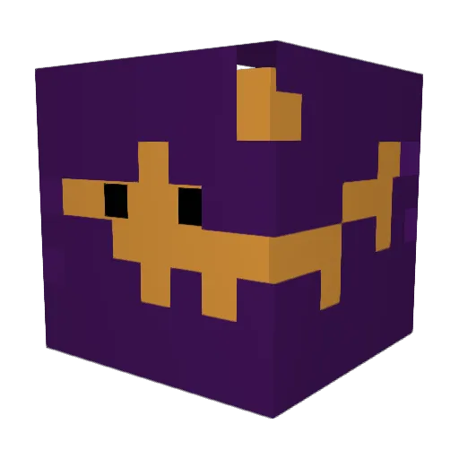 cafsh Minecraft avatar head, 3D render